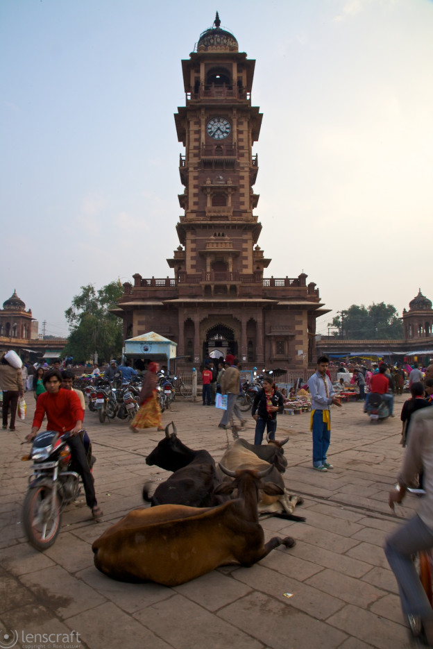 clock tower & market / jodhpur, india