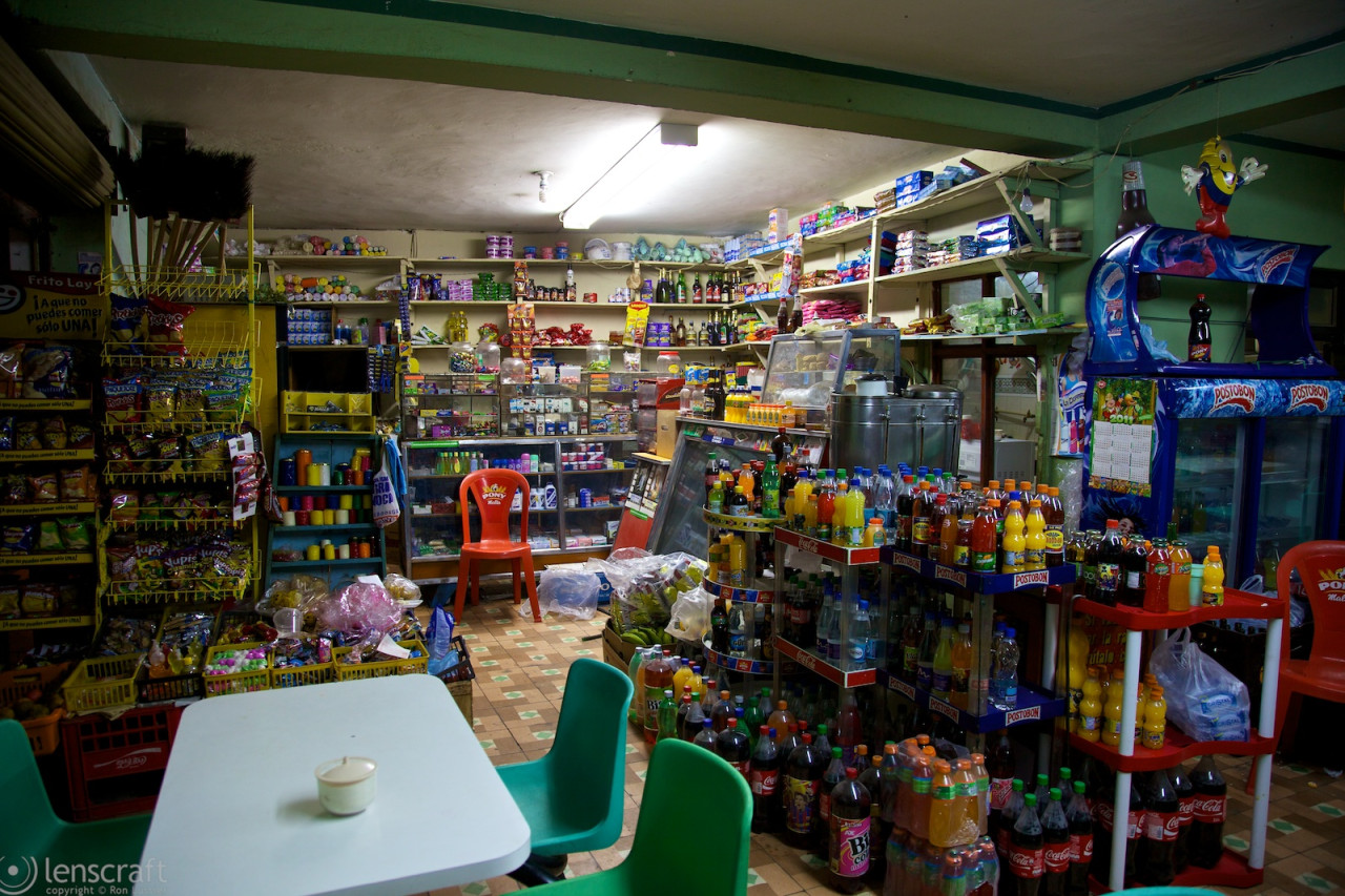 snacks, beverages, and sundries / las lajas sanctuary, colombia
