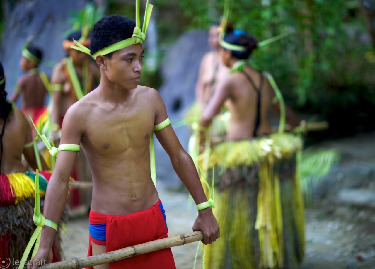 at the ready / yap, micronesia